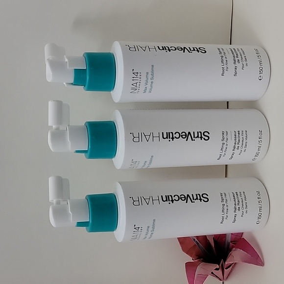 3 pk StriVectin HAIR NIA 114 Max Volume Root Lifting Spray 5oz fine or flat hair - Picture 2 of 4